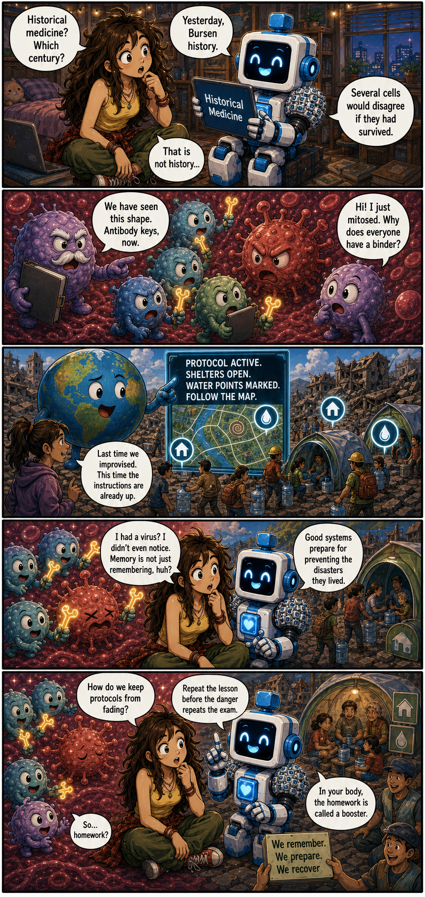 Immune Disaster Memory