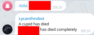 Lycanthrobot daily kill command preview.